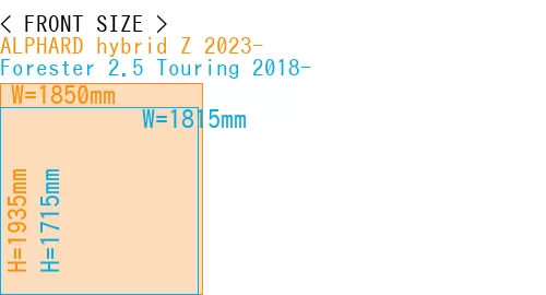 #ALPHARD hybrid Z 2023- + Forester 2.5 Touring 2018-